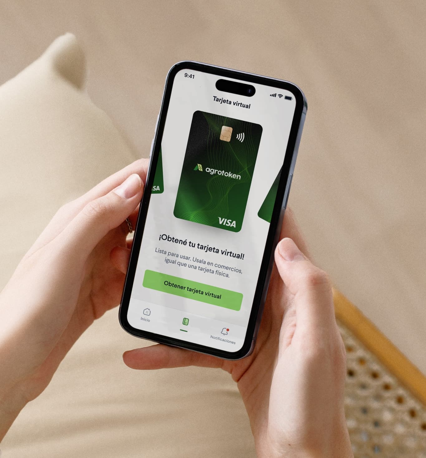 Agrotoken mobile app for managing grain-backed digital assets